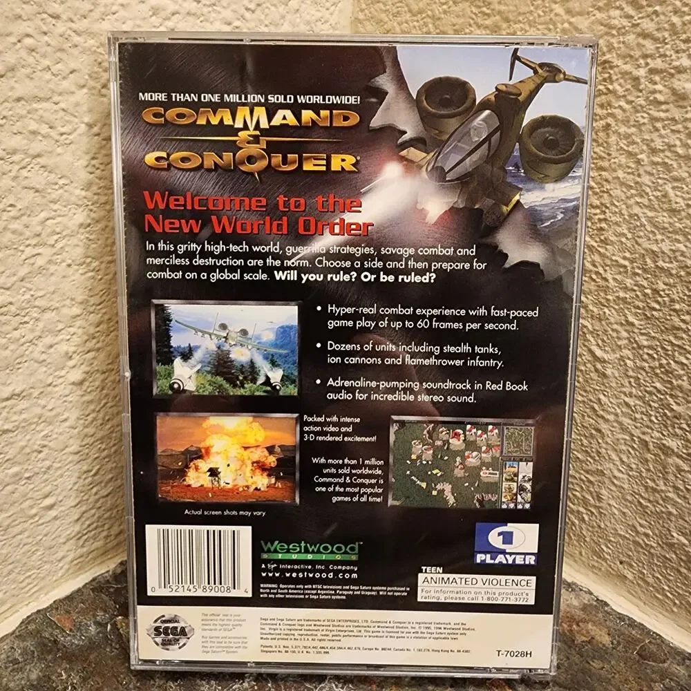 Game - Command & Conquer (CIB) - Saturn